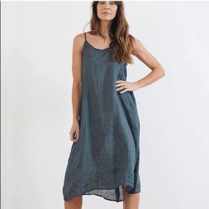 Spaghetti straps midi dress